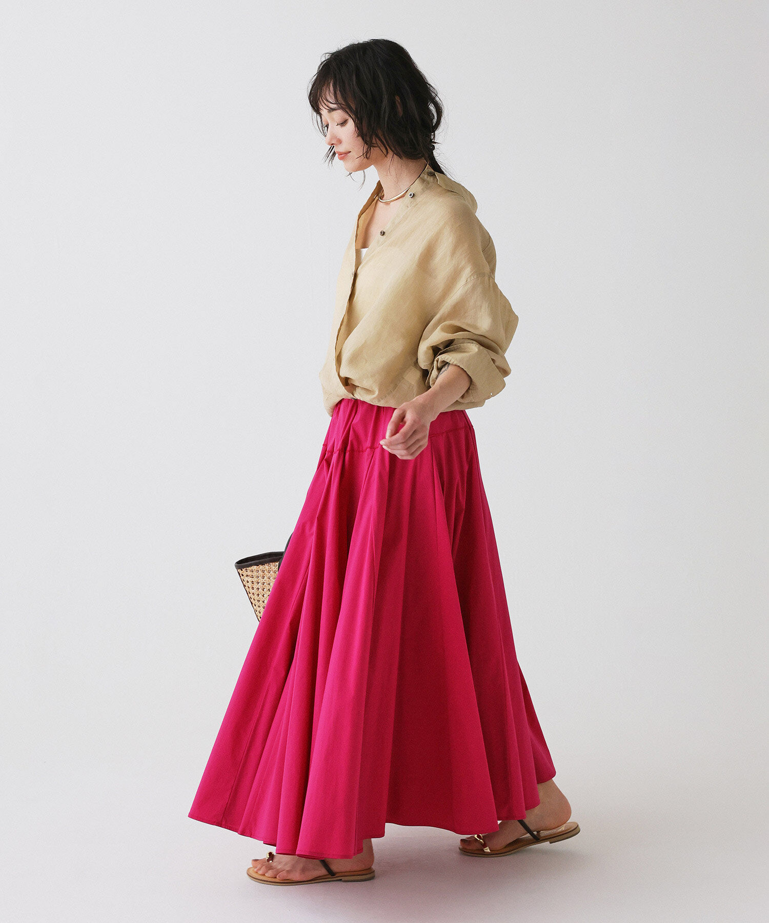 BABYLONE「ラミーシアーカシュクールシャツ」|シャツ・ブラウス|