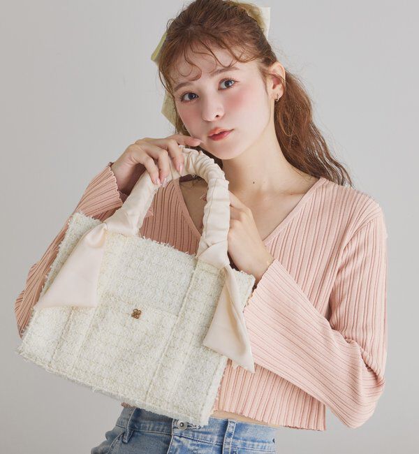  「ギャザーハンドルミニトートバッグ」|ショルダー・メッセンジャー|