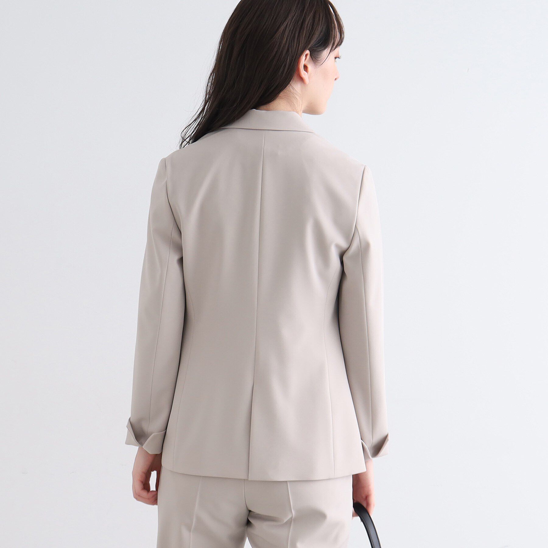 INDIVI「【洗える/通勤/UVケア/日本製】ストレッチテーラードジャケット」|スーツ|