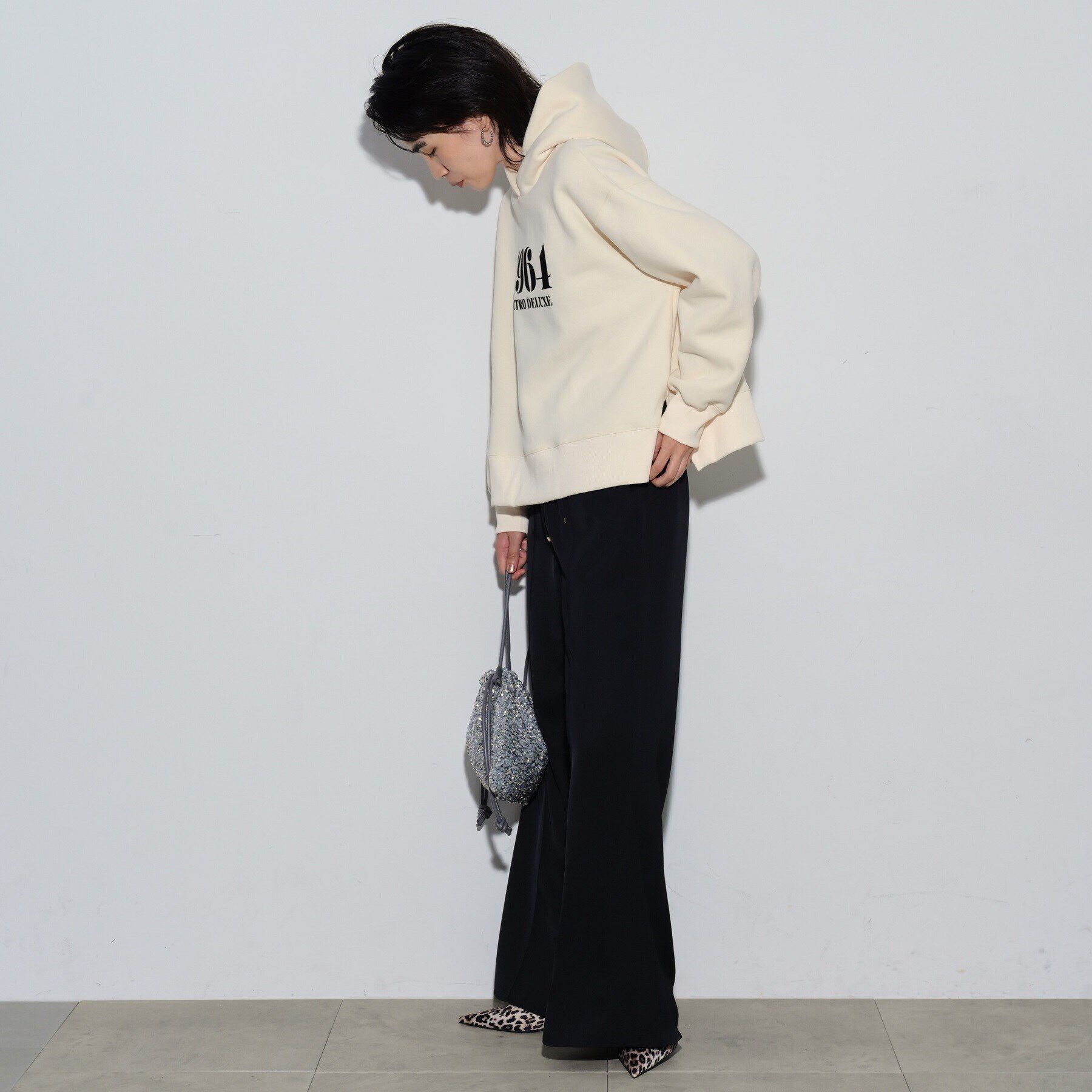 GALLEST「カルゼサテンフレアイージーパンツ」|その他|