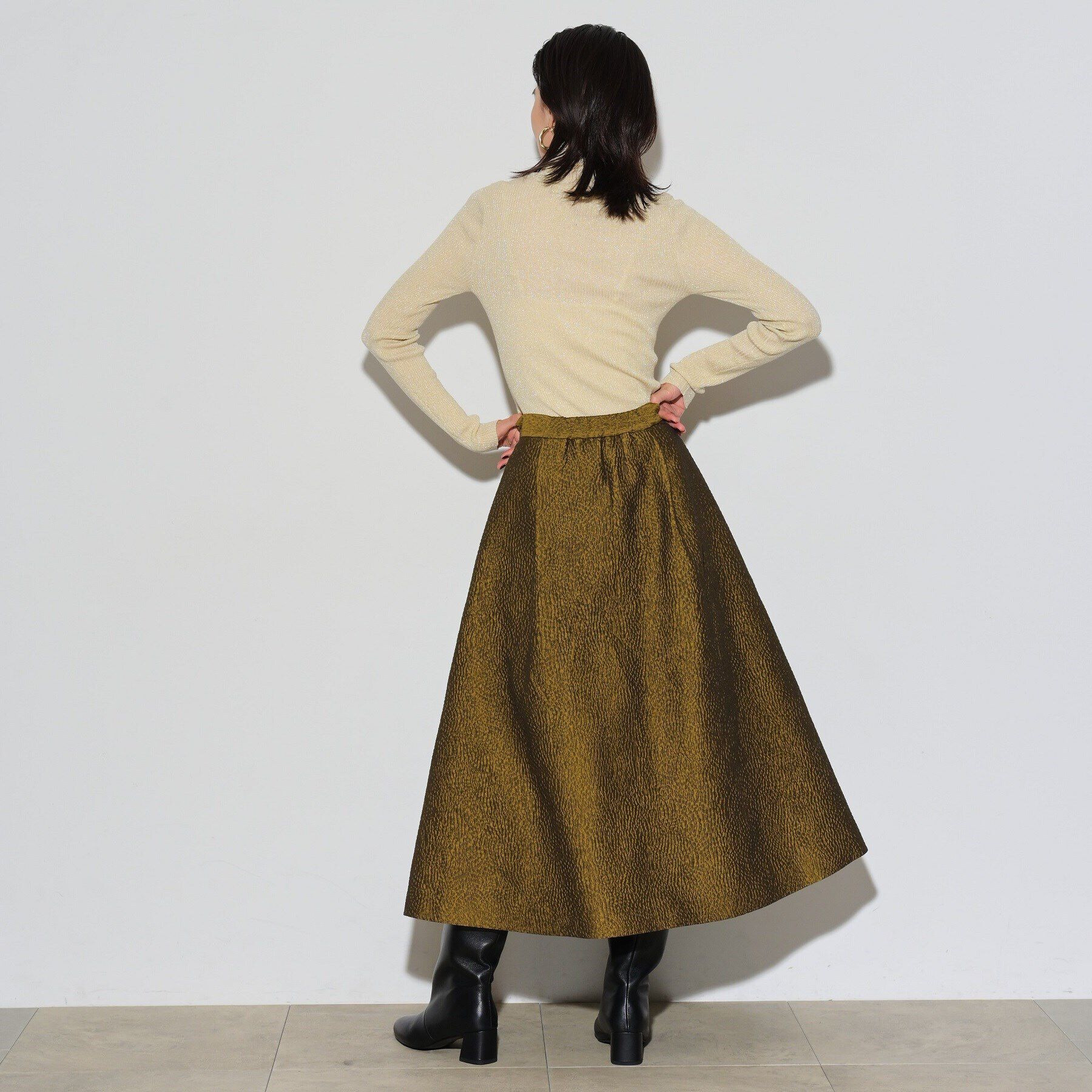 GALLEST「フクレジャカードタックスカート」|スカート|