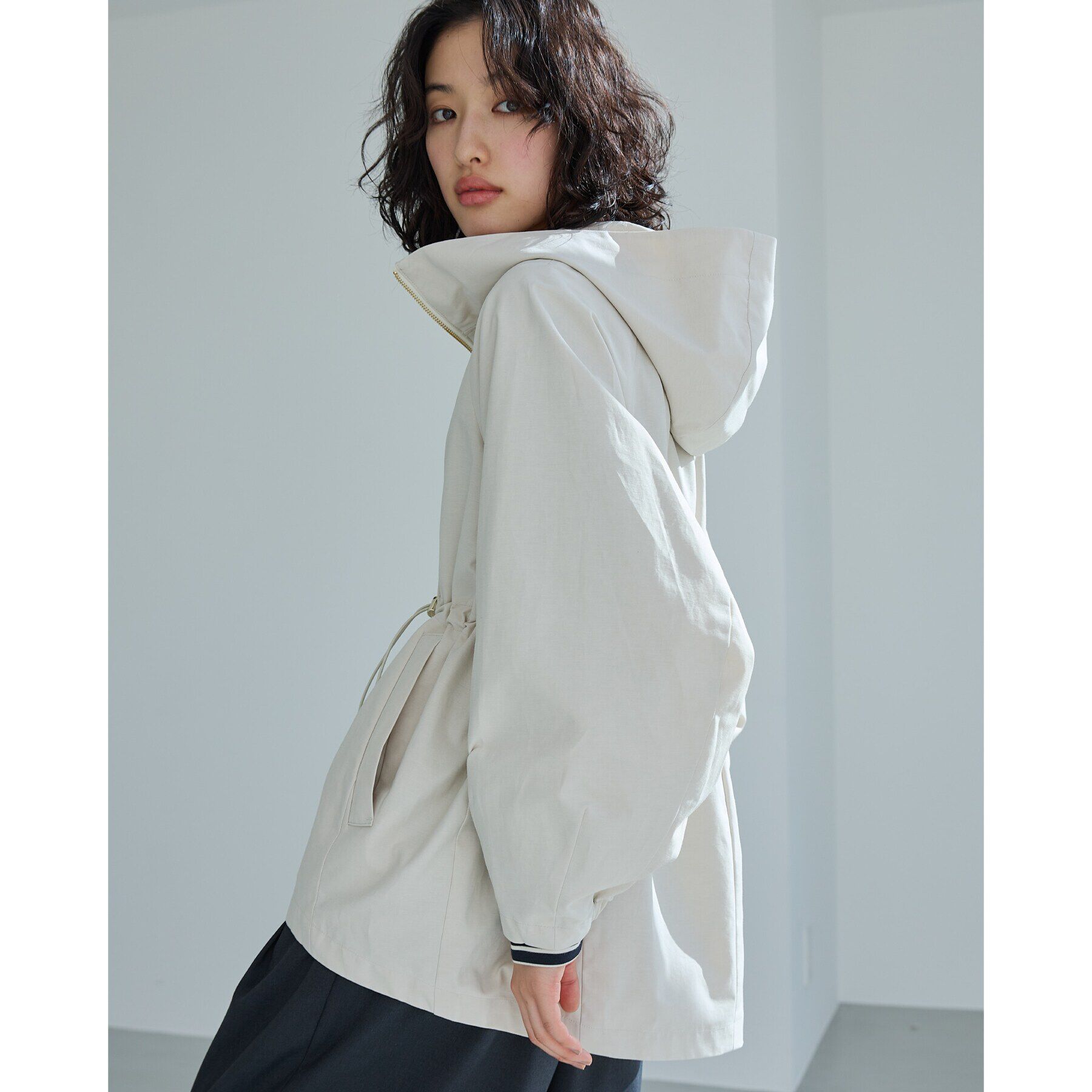 THE SHOP TK「【撥水】ウエストドロストマウンテンパーカ」|ブルゾン・スタジャン|