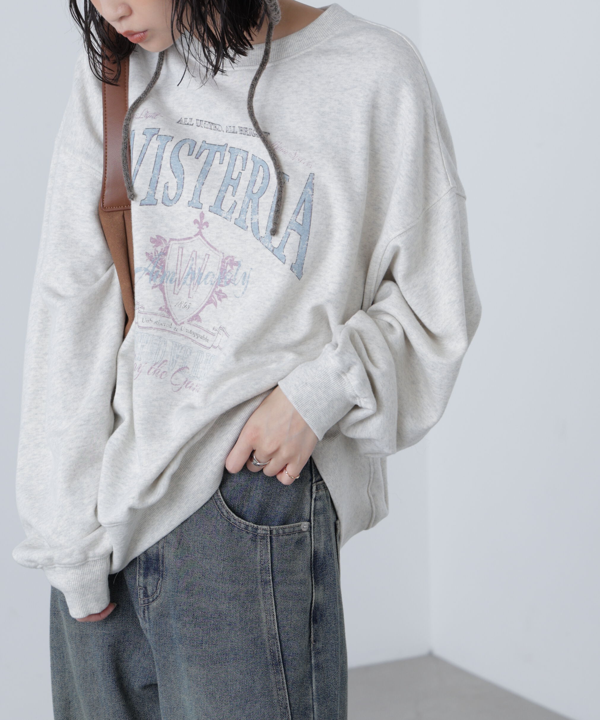  「アソートカレッジロゴビッグスウェット」|Tシャツ・カットソー|