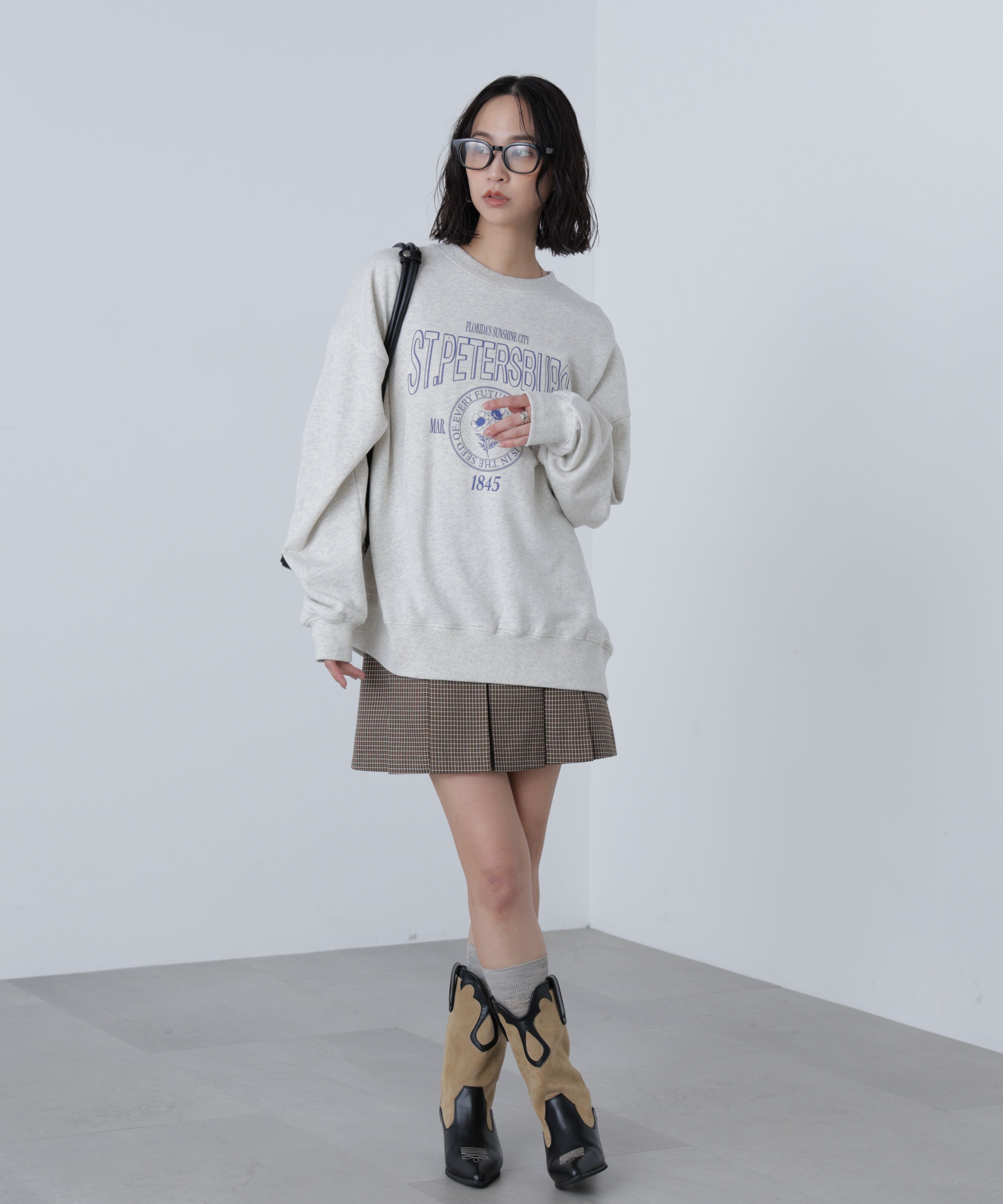  「アソートカレッジロゴビッグスウェット」|Tシャツ・カットソー|