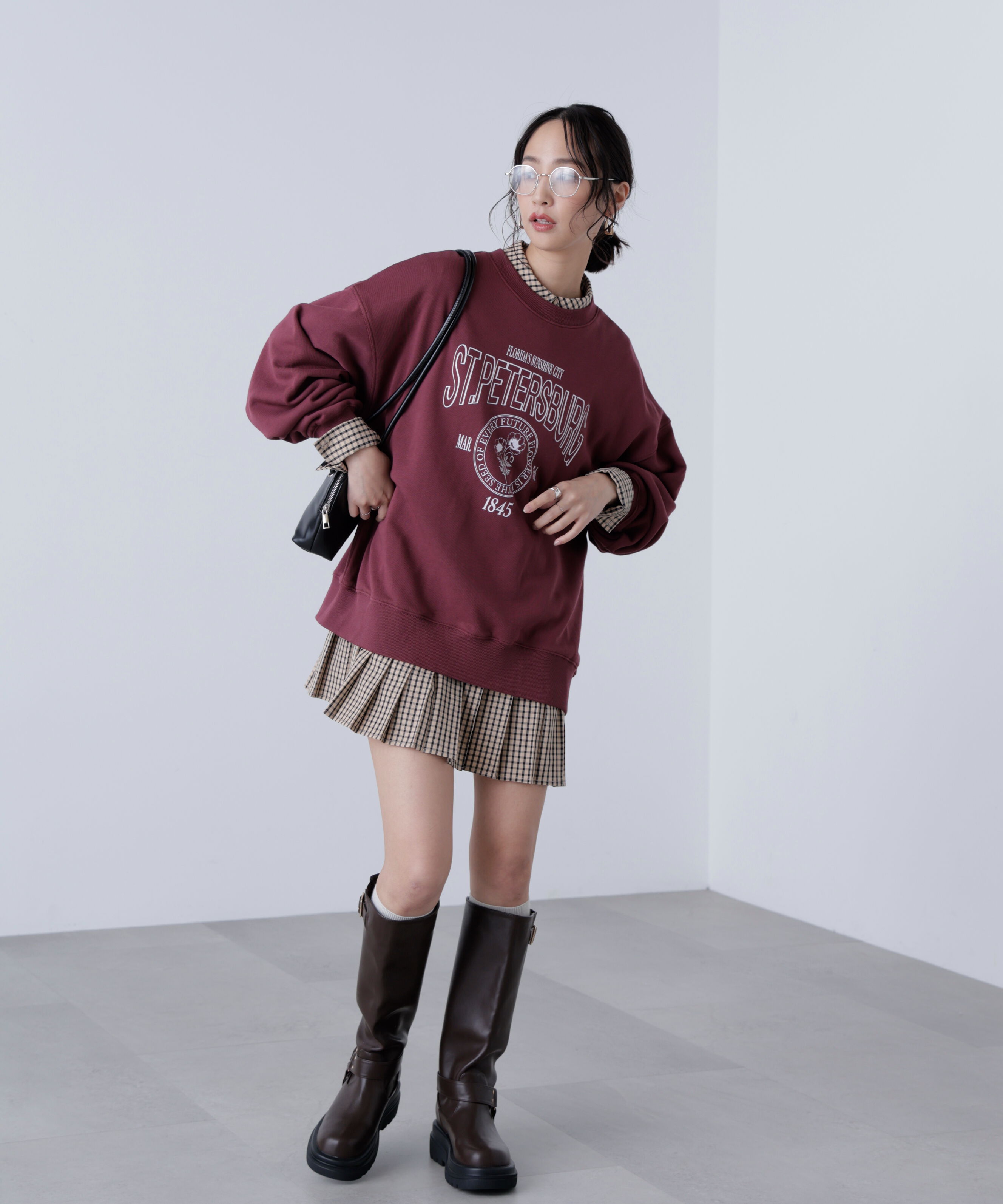  「アソートカレッジロゴビッグスウェット」|Tシャツ・カットソー|