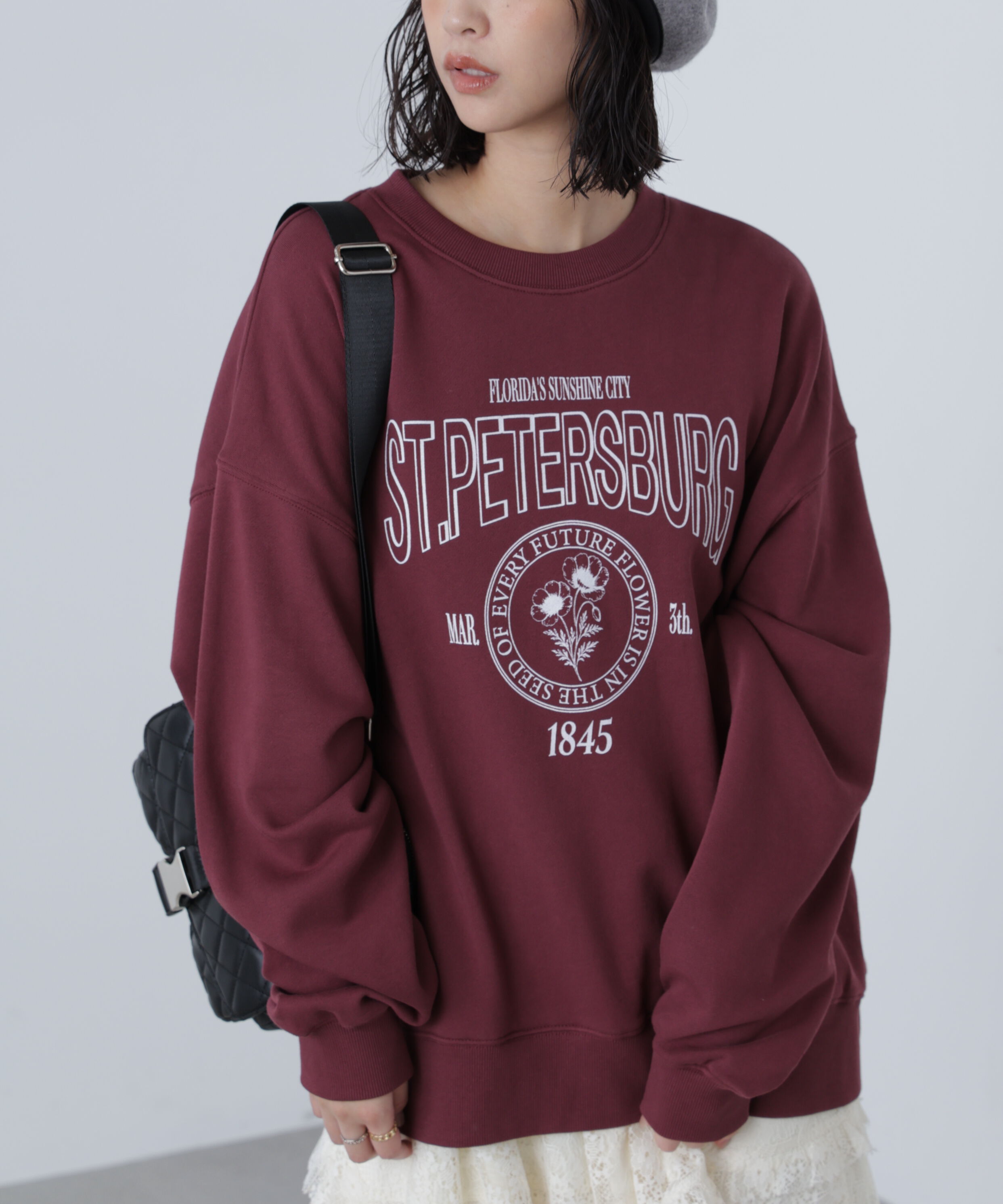  「アソートカレッジロゴビッグスウェット」|Tシャツ・カットソー|