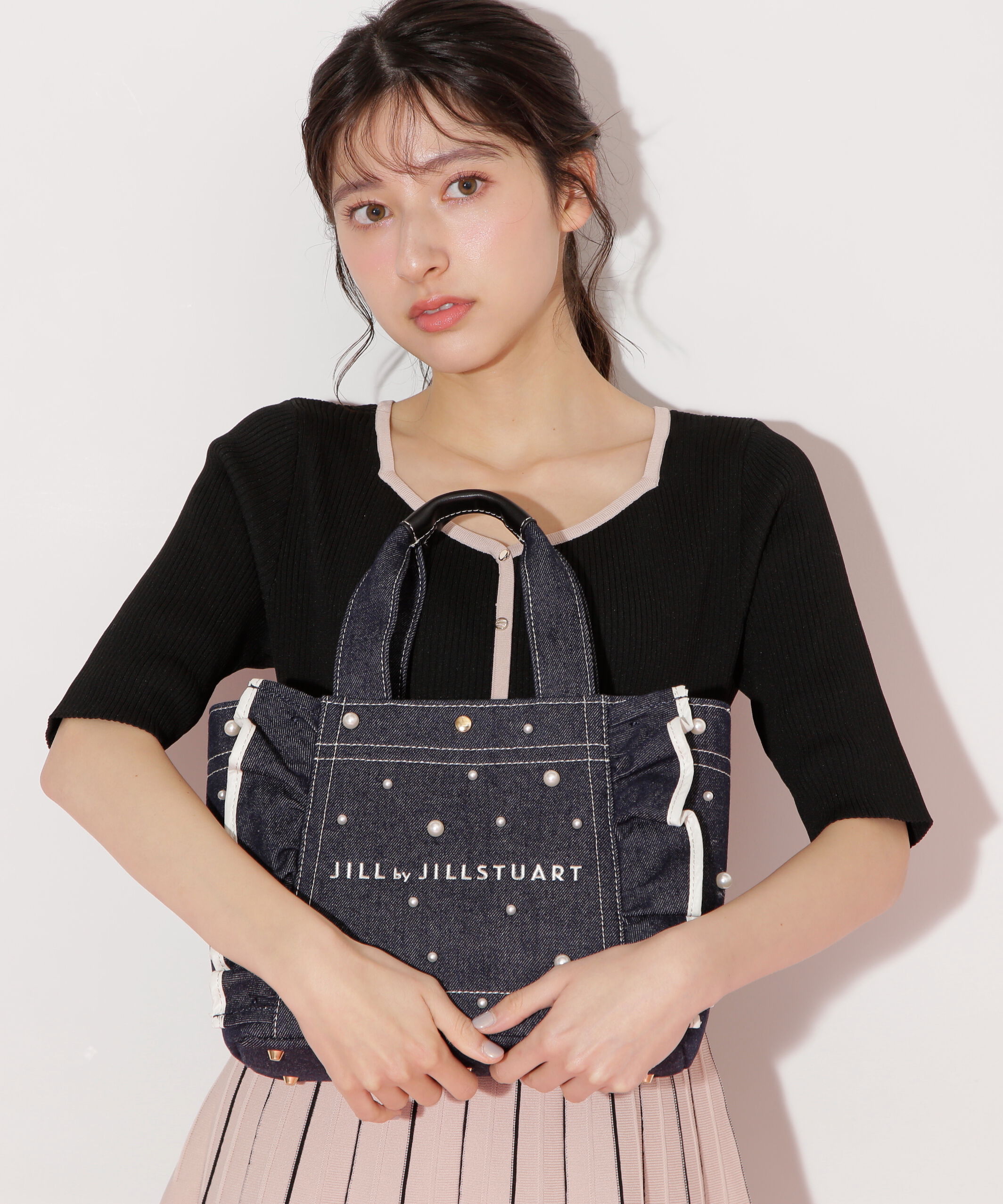  「3Dパールフリルトートバッグ」|その他|