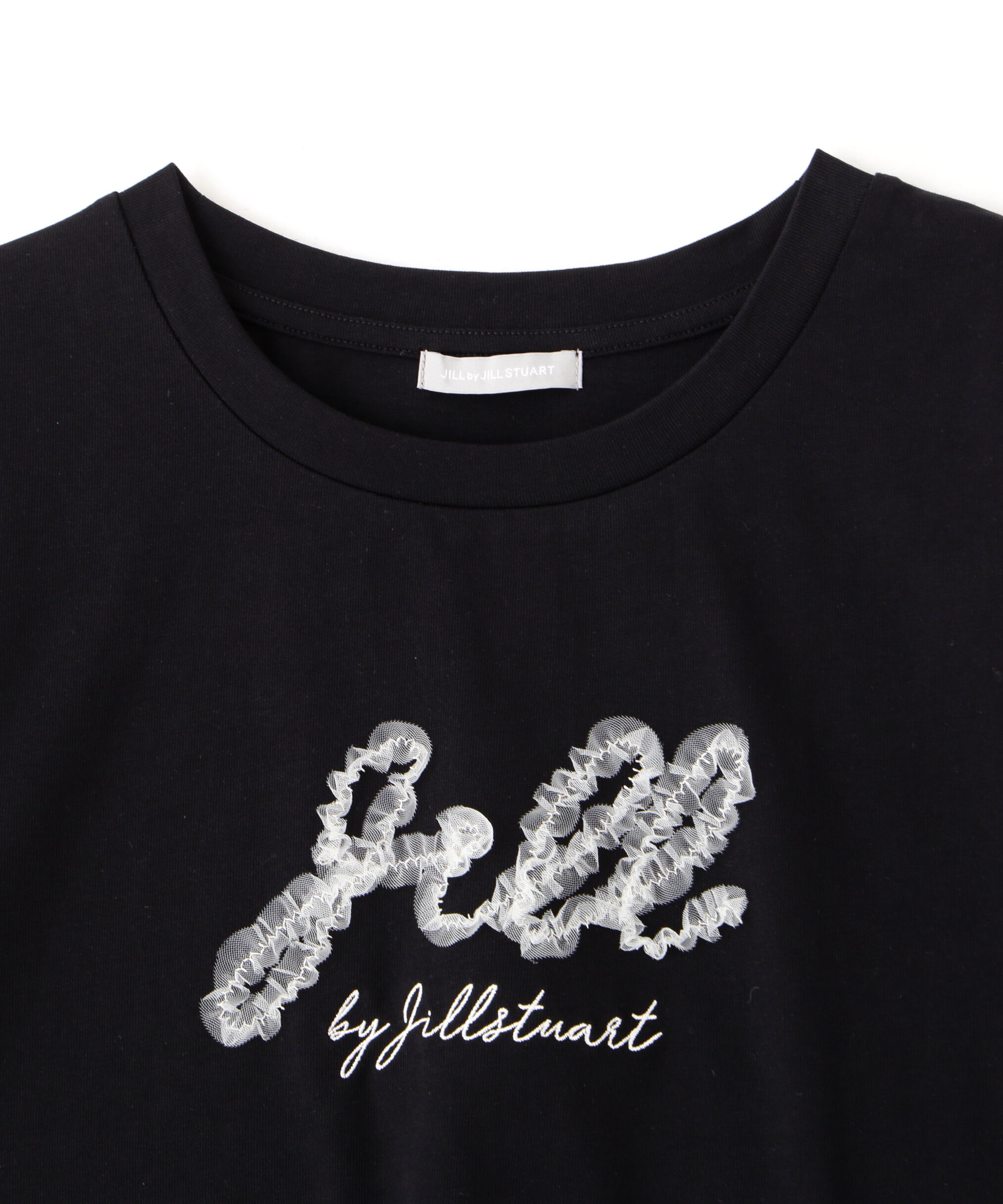  「チュールフリルロゴTシャツ」|Tシャツ・カットソー|