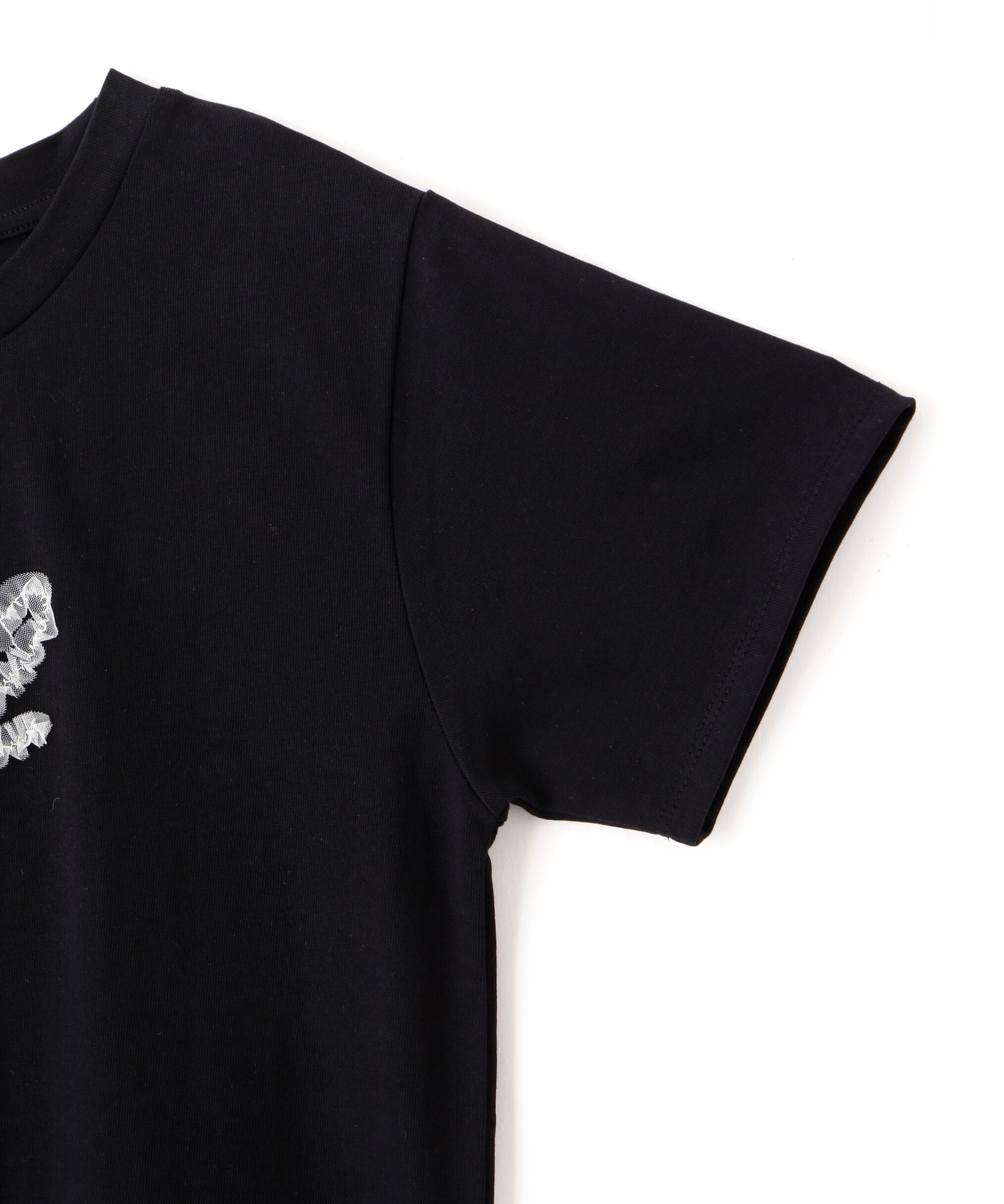  「チュールフリルロゴTシャツ」|Tシャツ・カットソー|