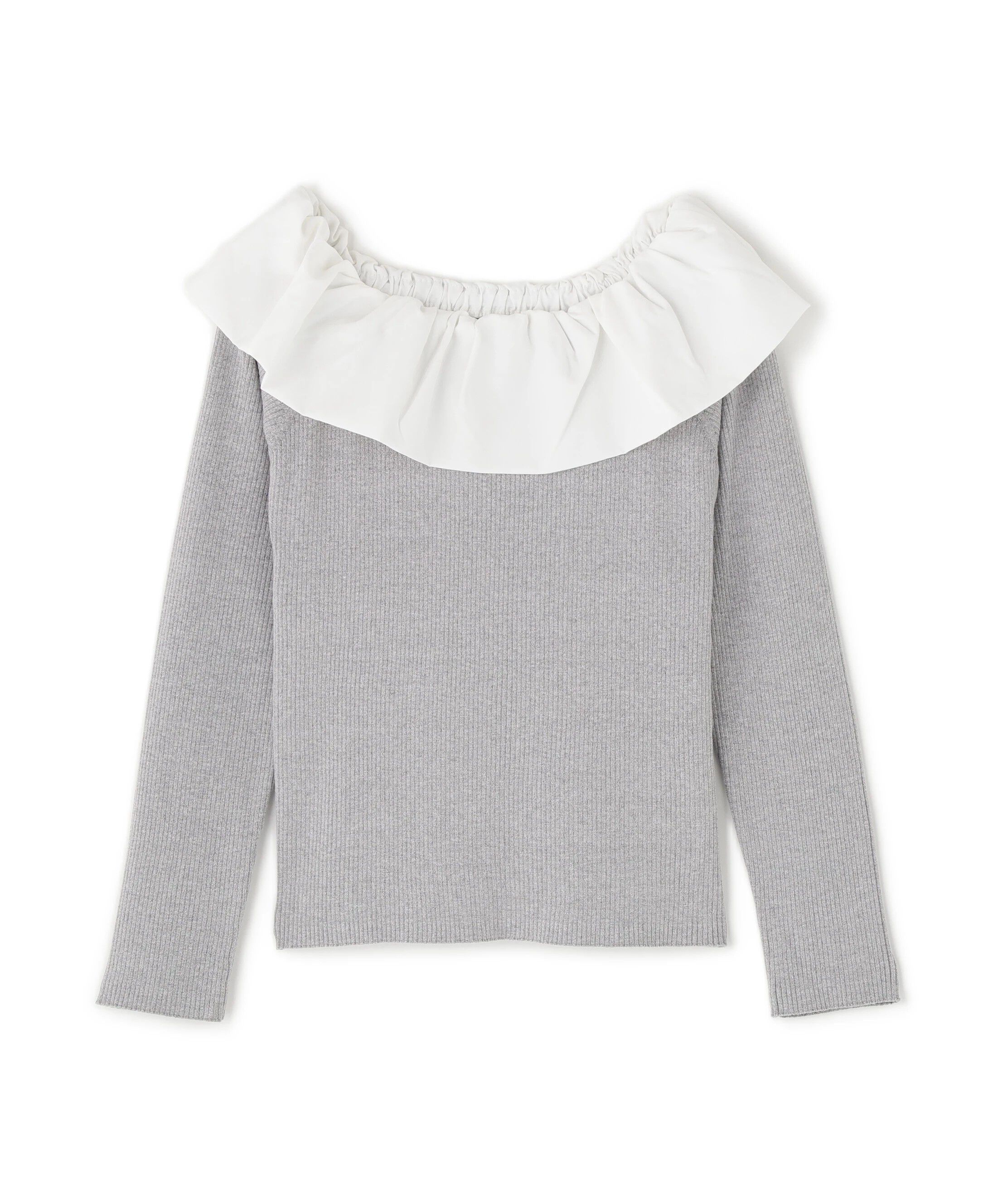 PROPORTION BODY DRESSING「フリルオフショル2wayニット 25AW」|ニット・セーター|