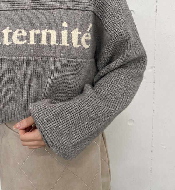 archives「畦編みロゴＪＱニット」|ニット・セーター|