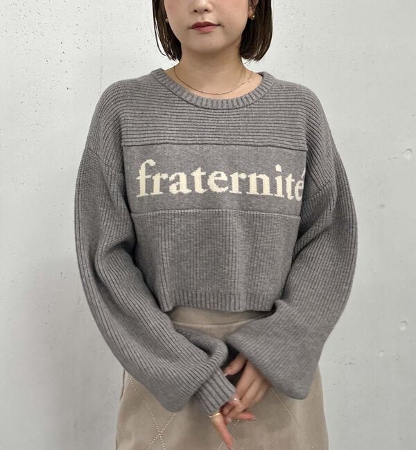 archives「畦編みロゴＪＱニット」|ニット・セーター|