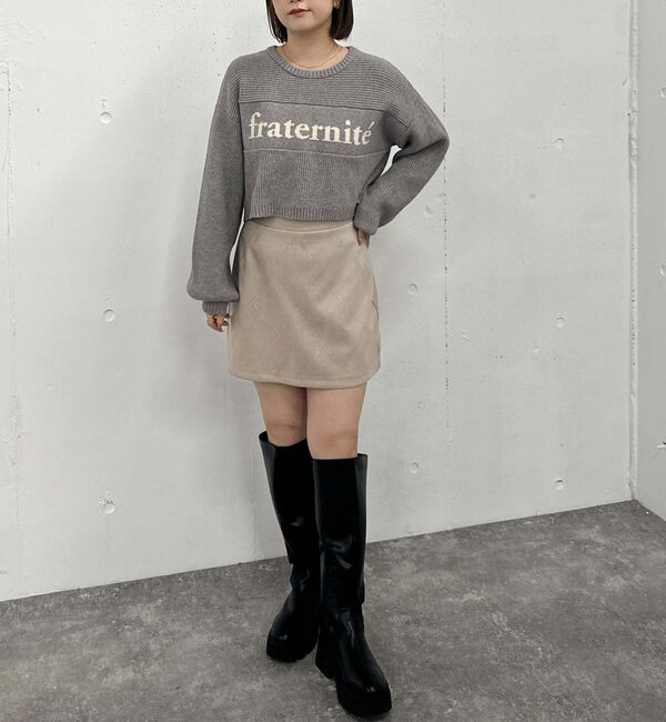 archives「畦編みロゴＪＱニット」|ニット・セーター|