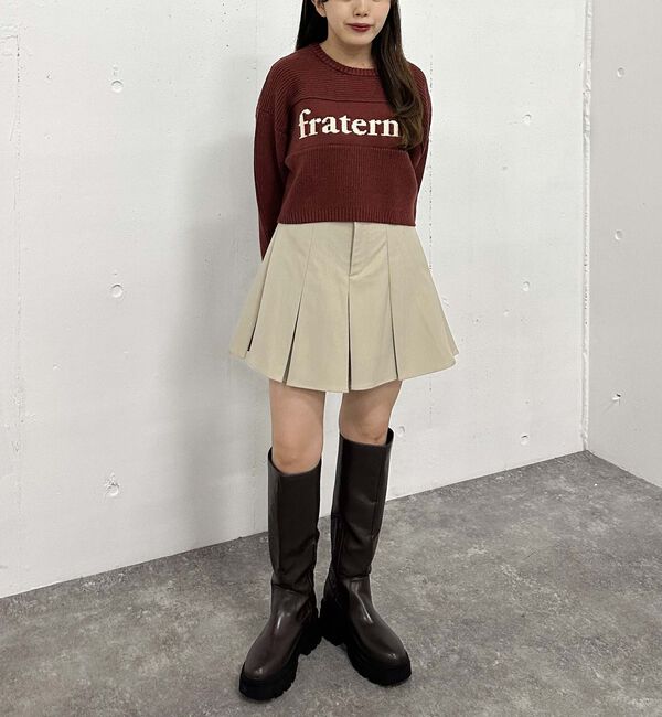 archives「畦編みロゴＪＱニット」|ニット・セーター|