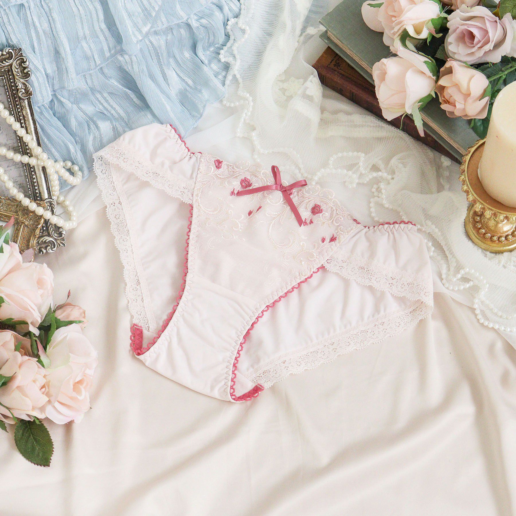 Risa Magli「シュテファニ ノーマルショーツ」|インナー|ピンク(071)