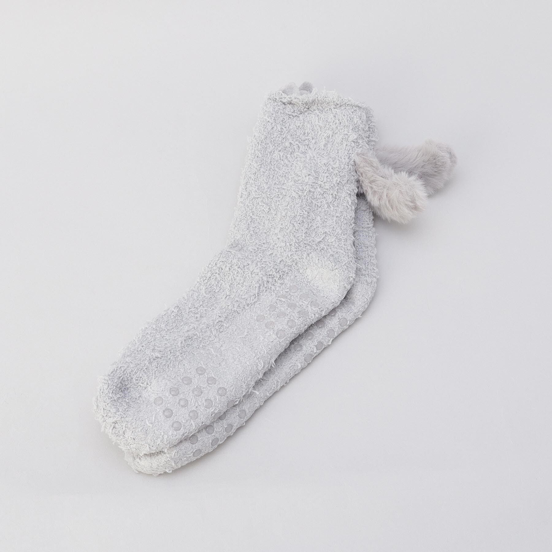 212 KITCHEN STORE「スナグルキャット もこもこルームソックス GY」|ソックス|その他