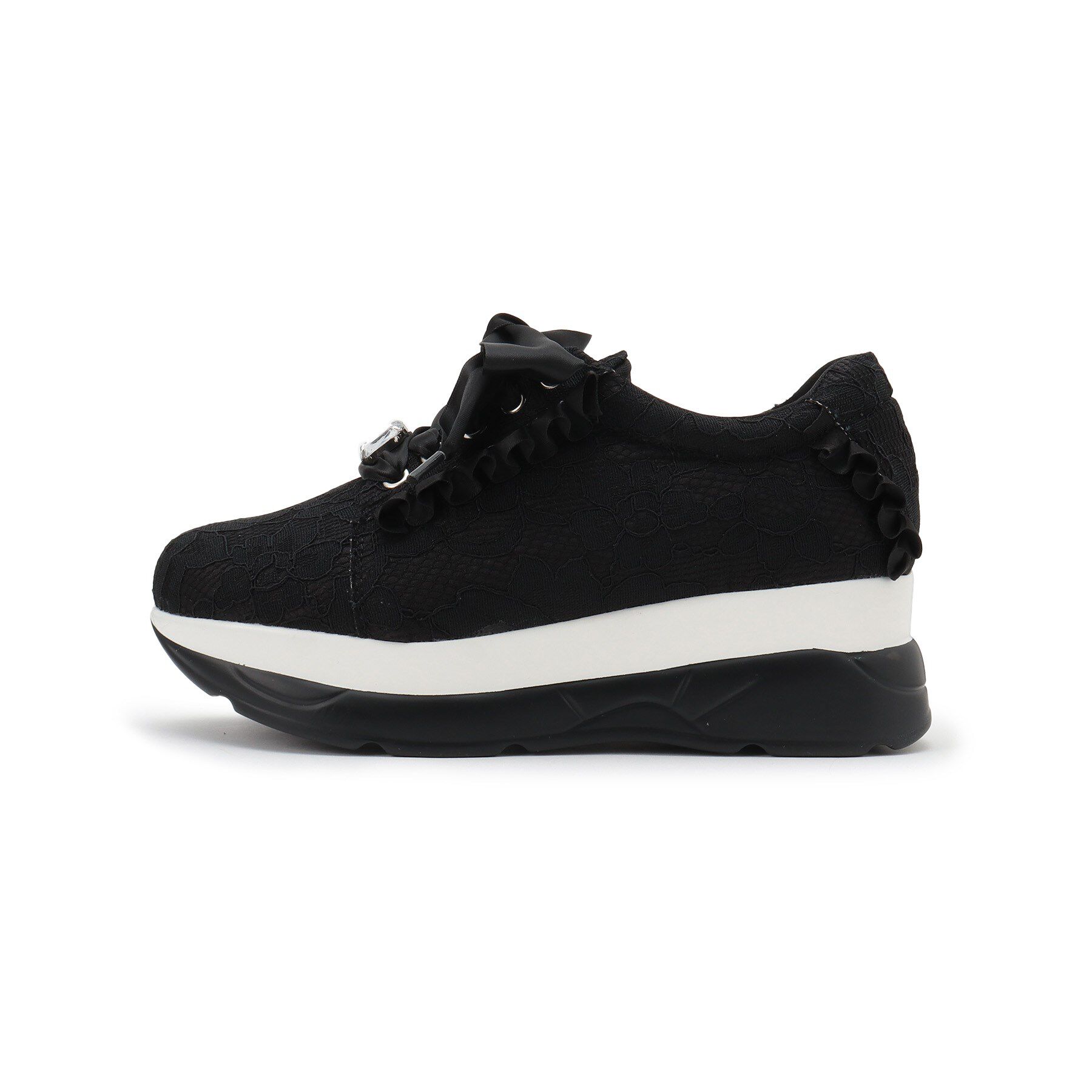 csT&P「厚底キラキラストーン付きスニーカー」|スニーカー|