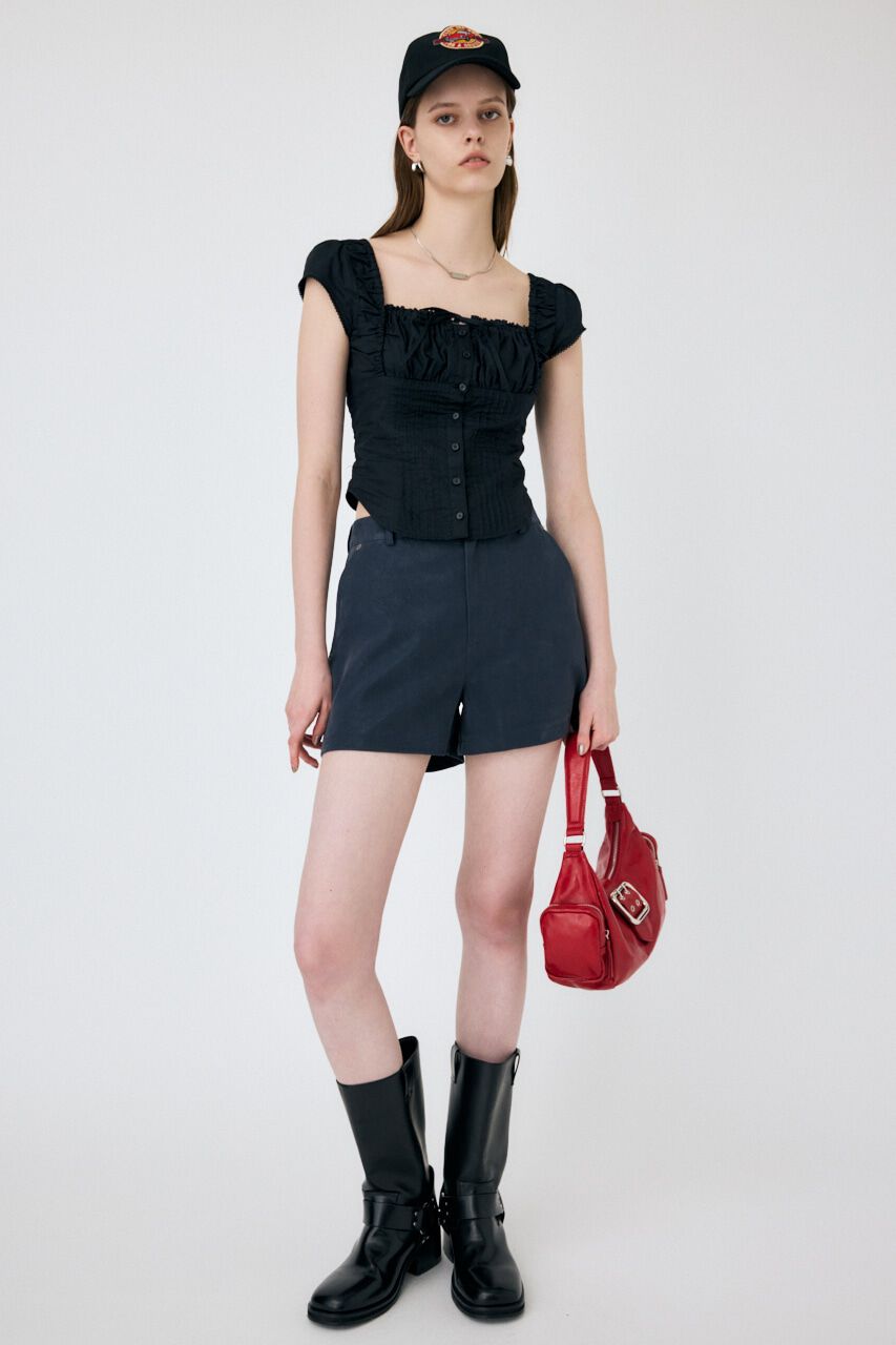 MOUSSY「F/LEATHER ショーツ」|その他|