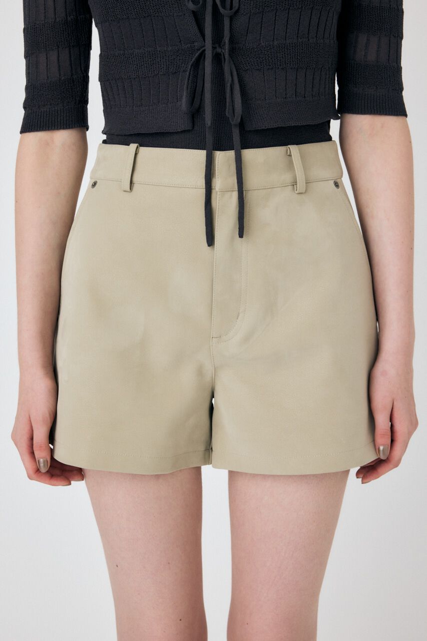 MOUSSY「F/LEATHER ショーツ」|その他|