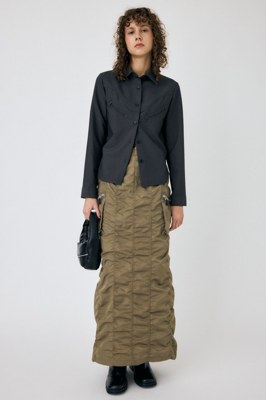 MOUSSY「CURVE POCKET DETAILシャツ」|シャツ・ブラウス|