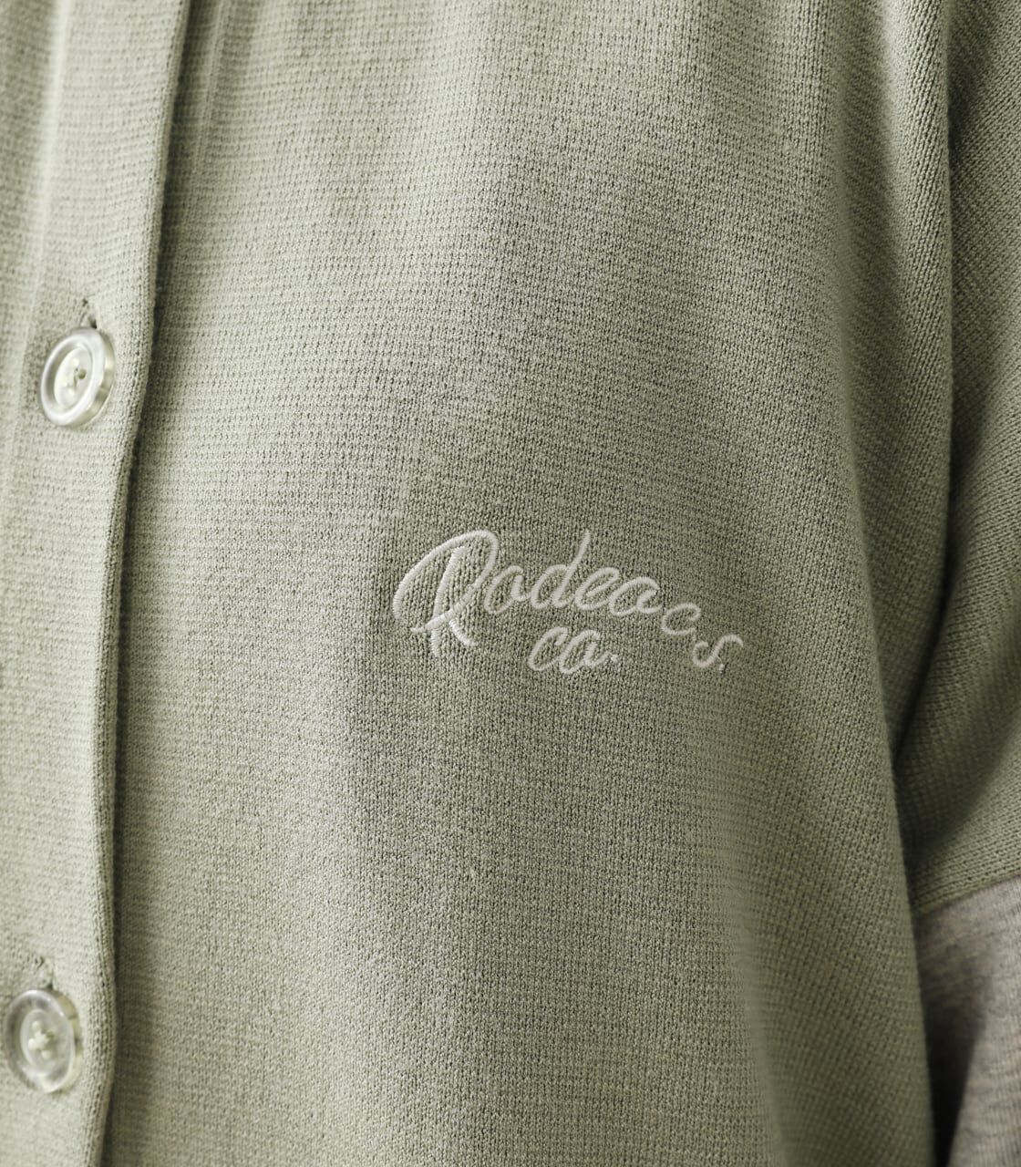 RODEO CROWNS「(WEB限定)裏毛ドッキングニットカーディガン」|カーディガン|