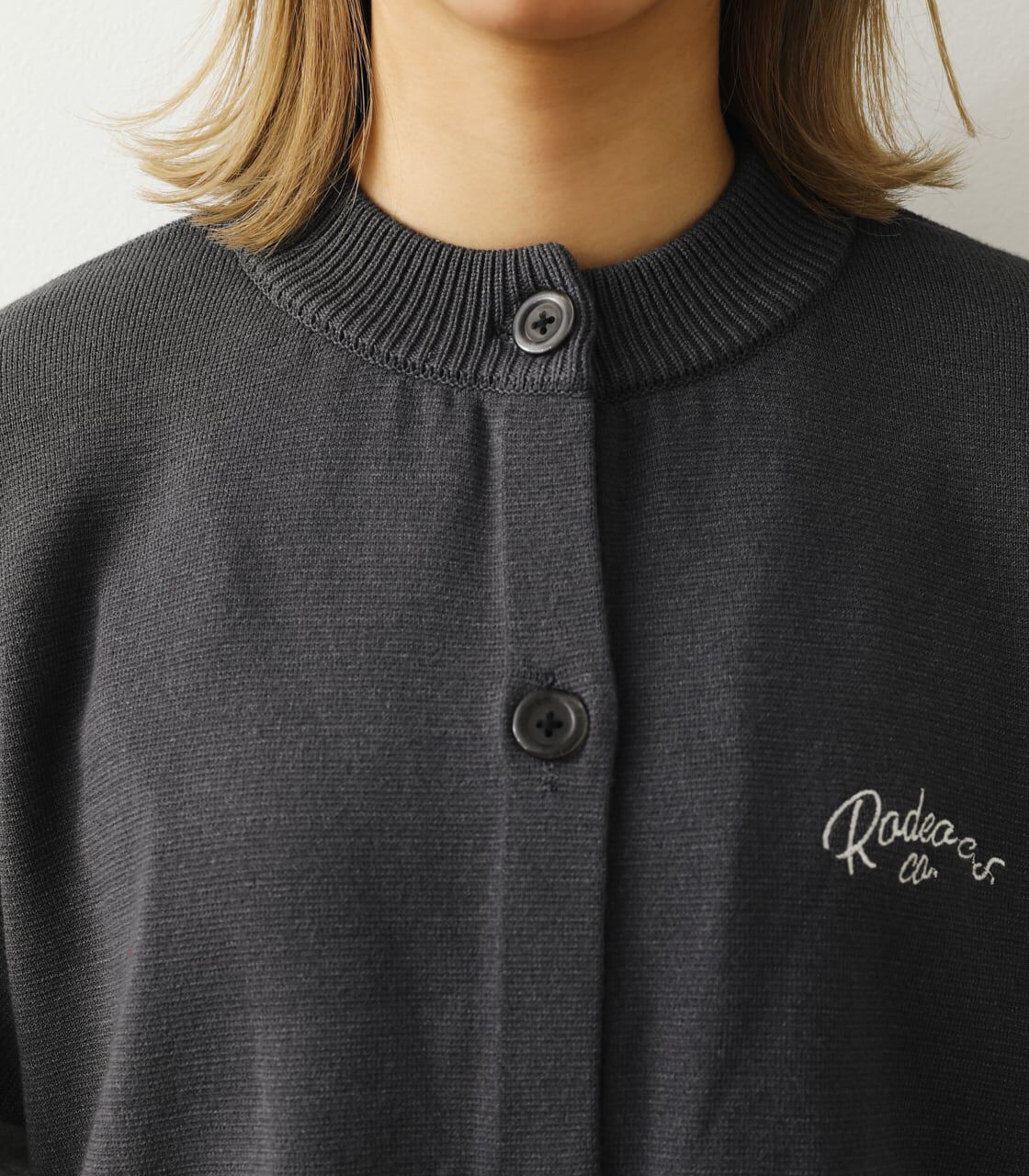 RODEO CROWNS「(WEB限定)裏毛ドッキングニットカーディガン」|カーディガン|