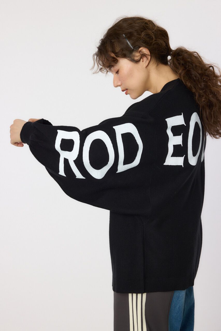 RODEO CROWNS「バックロゴドルマンニットカーディガン」|ニット・セーター|