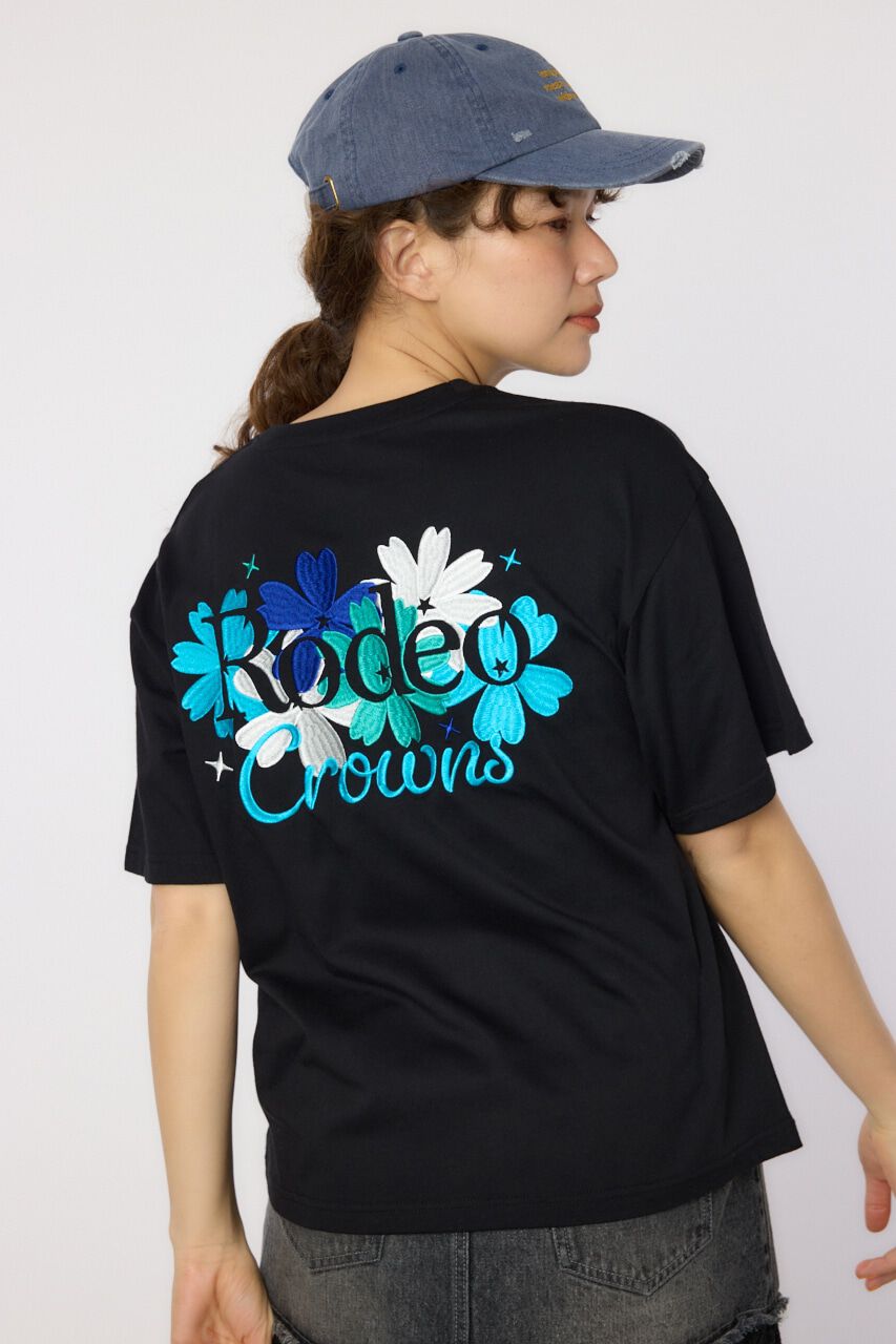 RODEO CROWNS「Flower Logo Embroidery Tシャツ」|Tシャツ・カットソー|