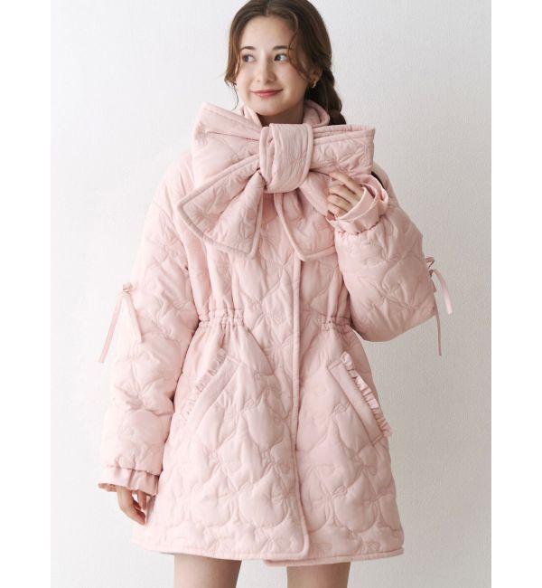 CALNAMUR「マフラー付きパフコート」|その他|