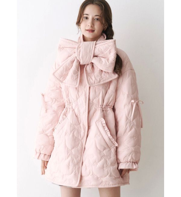 CALNAMUR「マフラー付きパフコート」|その他|