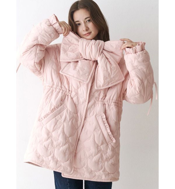 CALNAMUR「マフラー付きパフコート」|その他|