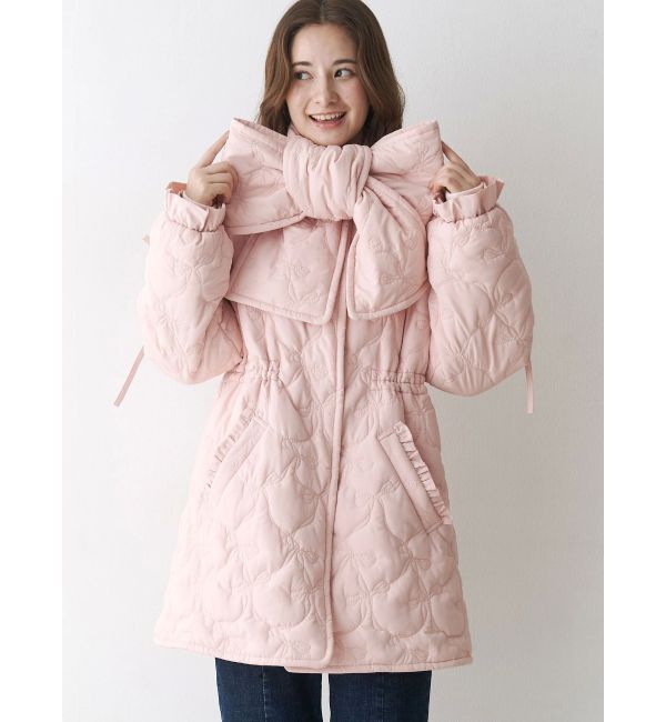 CALNAMUR「マフラー付きパフコート」|その他|