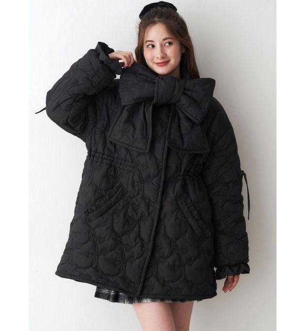 CALNAMUR「マフラー付きパフコート」|その他|