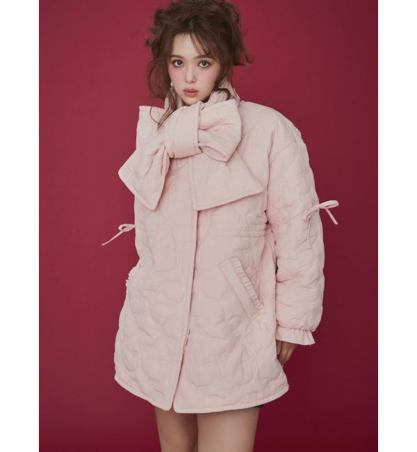 CALNAMUR「マフラー付きパフコート」|その他|