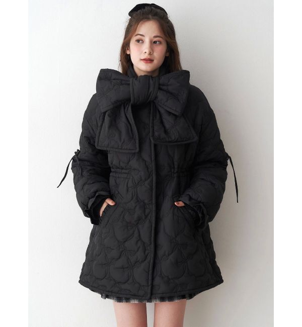 CALNAMUR「マフラー付きパフコート」|その他|