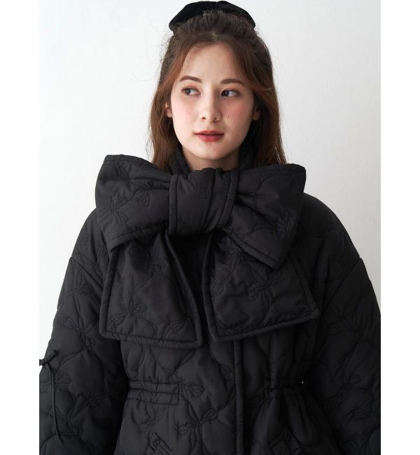 CALNAMUR「マフラー付きパフコート」|その他|