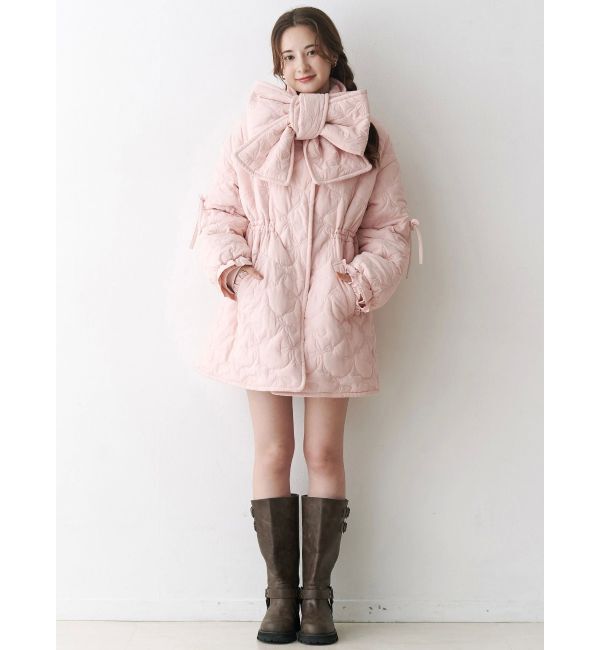 CALNAMUR「マフラー付きパフコート」|その他|