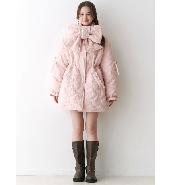 CALNAMUR「マフラー付きパフコート」|その他|