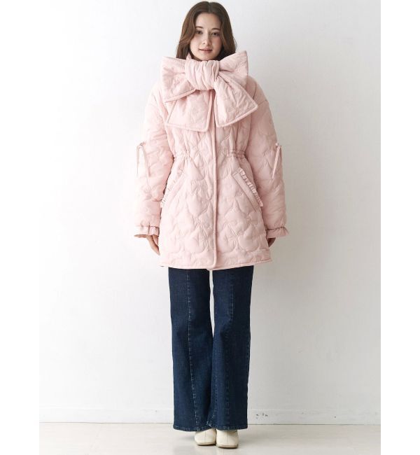 CALNAMUR「マフラー付きパフコート」|その他|