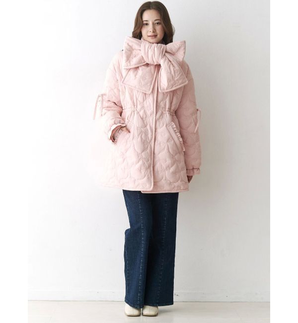 CALNAMUR「マフラー付きパフコート」|その他|