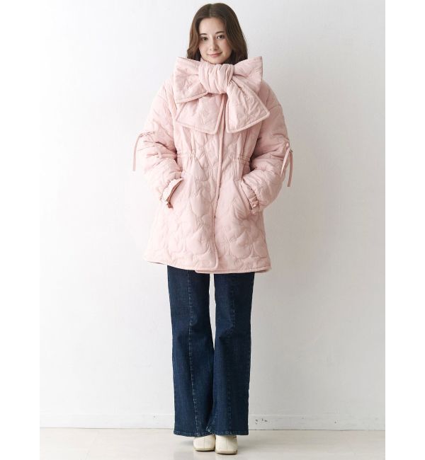 CALNAMUR「マフラー付きパフコート」|その他|