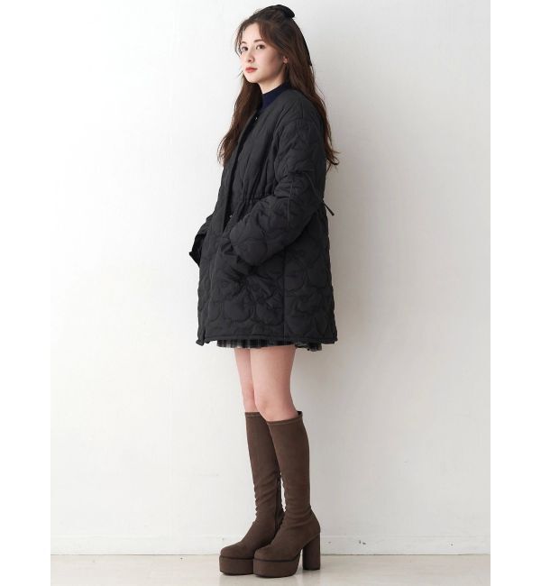 CALNAMUR「マフラー付きパフコート」|その他|