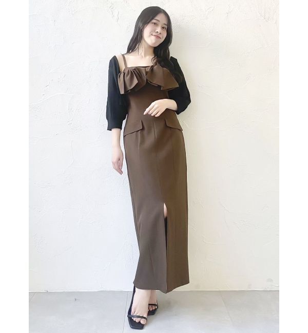 dazzlin「ツインリボンディティールワンピース」|ワンピース|