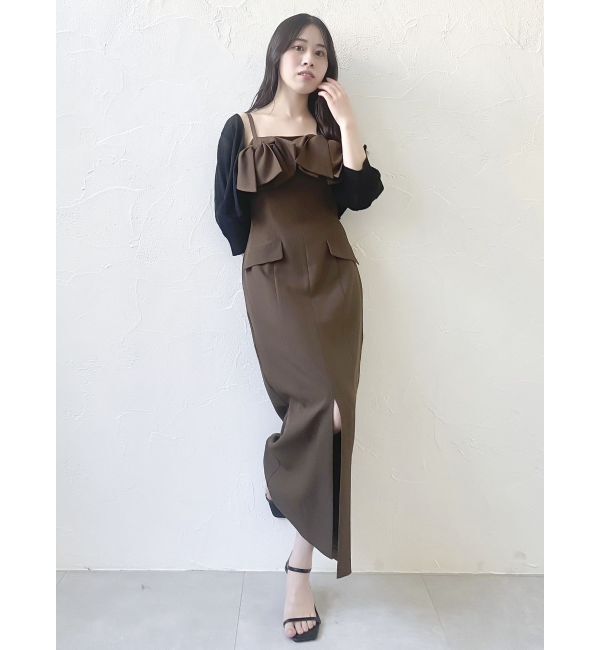 dazzlin「ツインリボンディティールワンピース」|ワンピース|