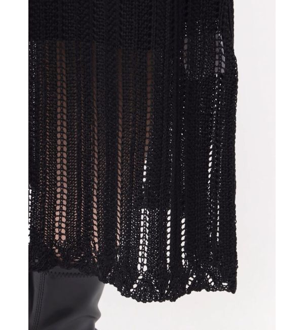 MURUA「バイカラークロシェニットワンピース」|ワンピース|