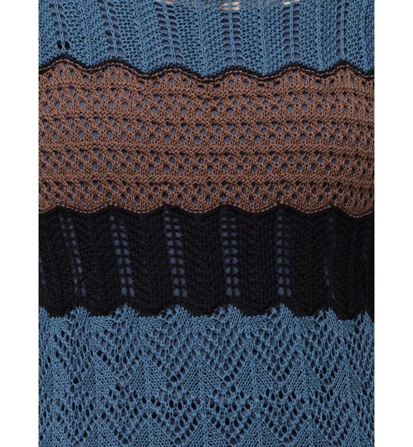 MURUA「バイカラークロシェニットワンピース」|ワンピース|