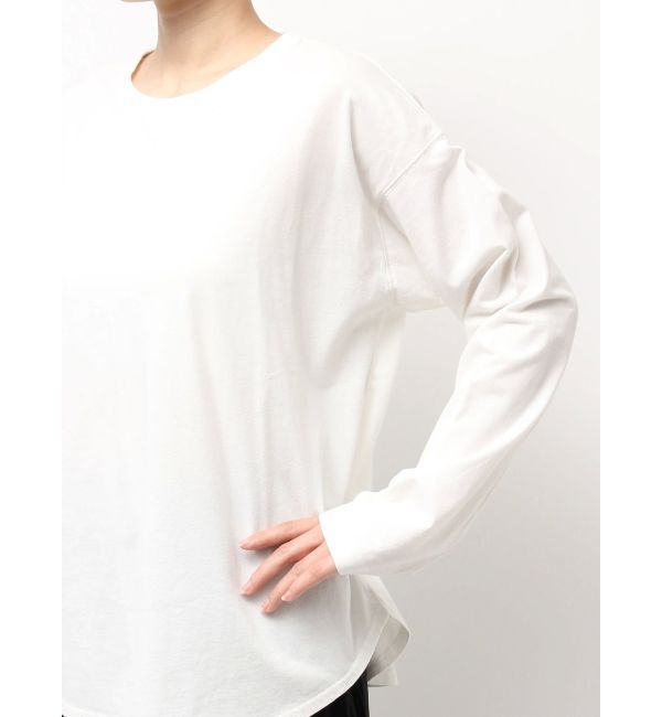 Ungrid「ラウンドロングスリーブTee」|Tシャツ・カットソー|