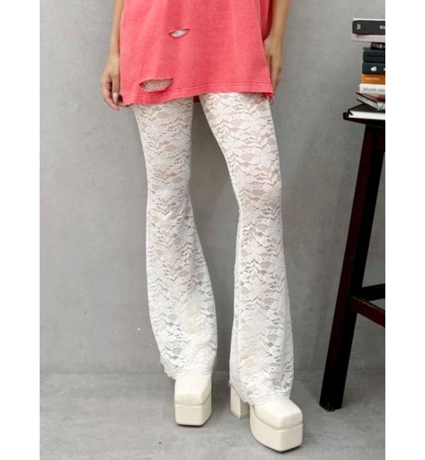 EVRIS「レースフレアパンツ」|その他|