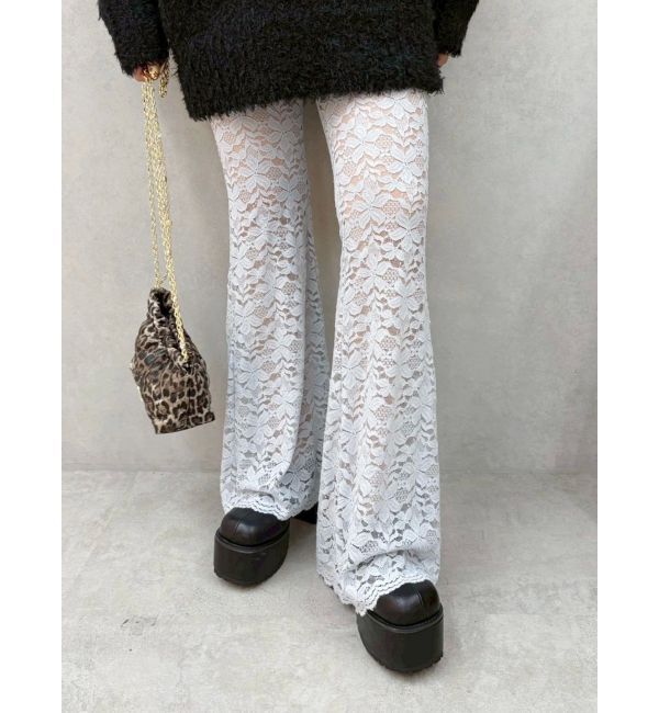 EVRIS「レースフレアパンツ」|その他|