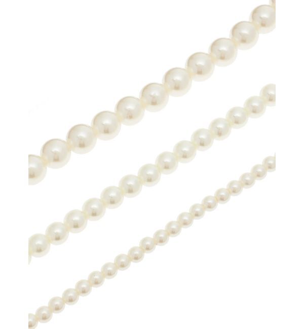 EVRIS「LONG PEARL CHAIN 3連 ネックレス」|ネックレス|